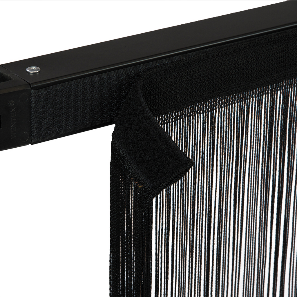 Pipe &amp; Drape Koordgordijn Wentex 300x300 cm (Zwart)