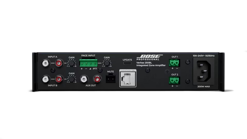 Veritas 250BL Bose Versterker 2x 50W bij 4 Ohm