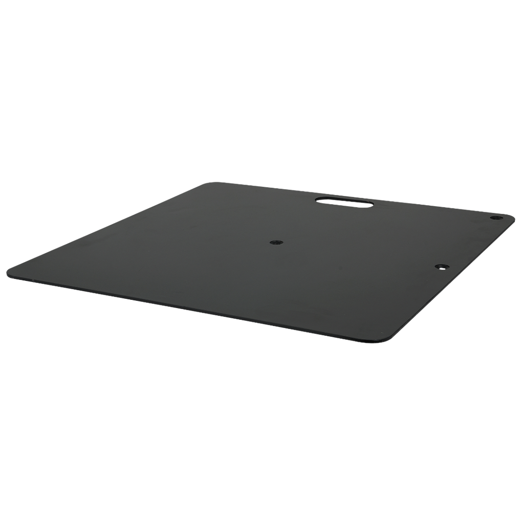 Pipe &amp; Drape Baseplate Wentex 35 x 30 cm (Zwart)