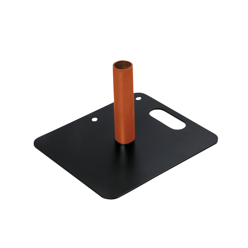Pipe &amp; Drape Baseplate Wentex 35 x 30 cm (Zwart)