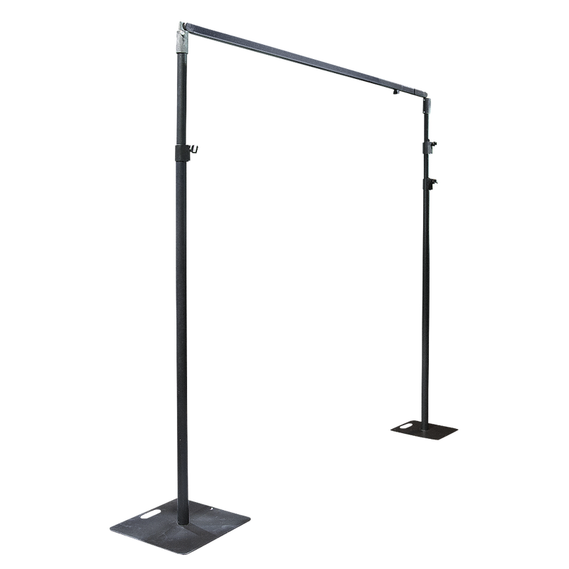 Pipe &amp; Drape Baseplate Wentex 45 x 45 cm (Zwart)