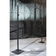 Pipe &amp; Drape Baseplate Wentex 45 x 45 cm (Zwart)