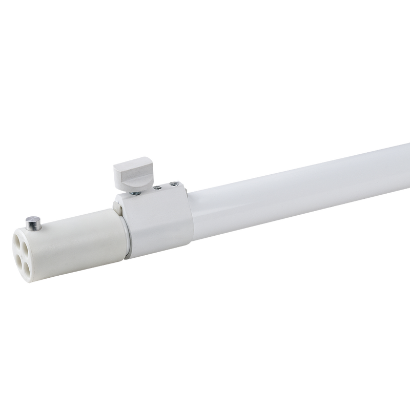 Pipe &amp; Drape Staander Wentex Telescopische Upright 2 Secties 120-180 cm (Wit)