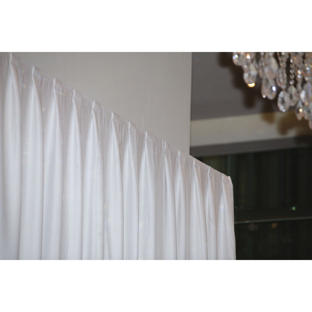Pipe &amp; Drape Doek Wentex Gordijn MGS 330x300 cm Geplooid (Wit)