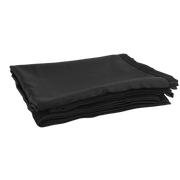 Pipe &amp; Drape Doek Wentex Gordijn MGS 330x300 cm Geplooid (Zwart)