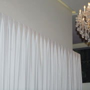 Pipe &amp; Drape Doek Wentex Gordijn MGS 330x120 cm Geplooid (Wit)