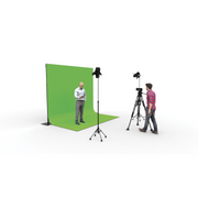 Pipe &amp; Drape Chromakey Wentex Greenscreen 290x300 cm