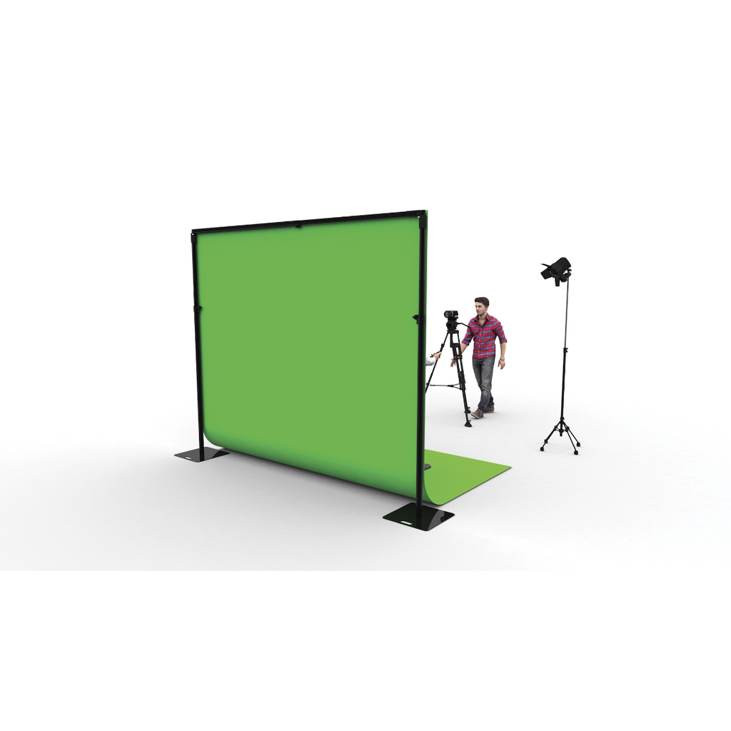 Pipe &amp; Drape Chromakey Wentex Greenscreen 290x300 cm
