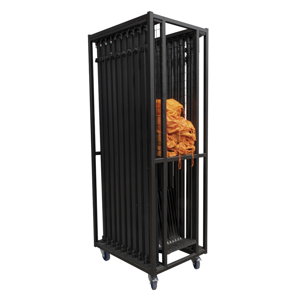 Pipe &amp; Drape Transportkar Wentex voor 9 Gordijnen