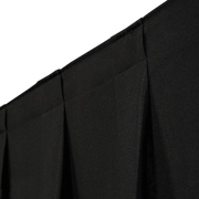 Pipe &amp; Drape Doek Wentex Gordijn Molton 330x300 cm Geplooid (Zwart)