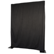 Pipe &amp; Drape Doek Wentex Gordijn Molton 330x400 cm Ongeplooid (Zwart)