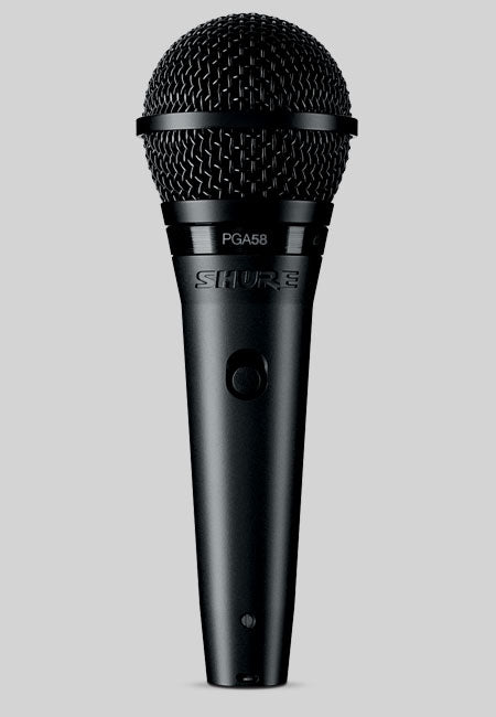PGA58-XLR SHURE ZANGMICRO INCL. 4.5m XLR-KABEL