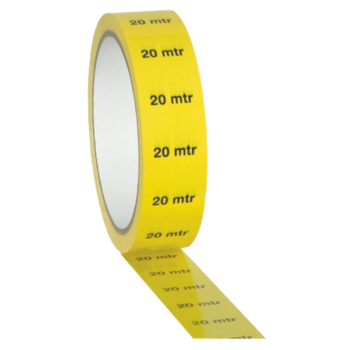 Marker Tape Showgear Markeer- & Indicatietape 20m (Geel)
