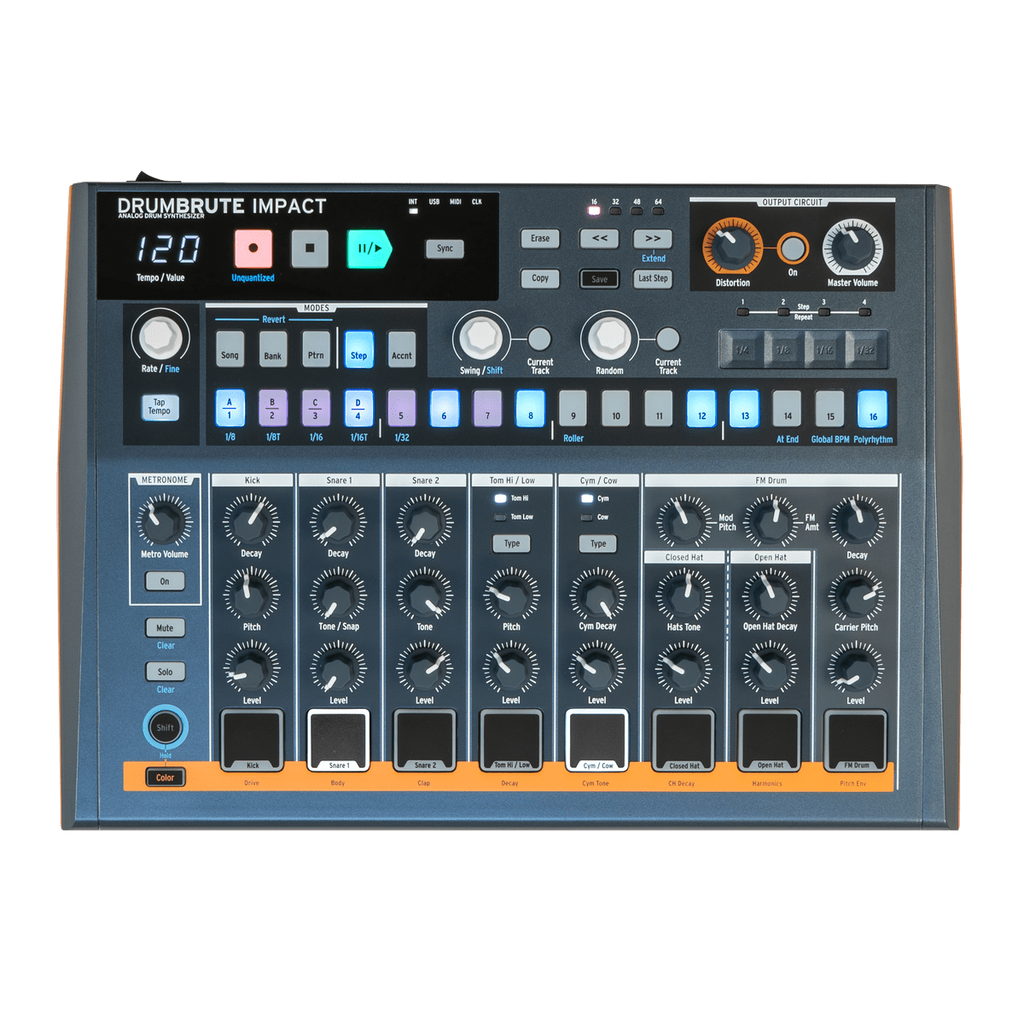 DRUMBRUTE IMPACT ARTURIA ANALOG DRUM MACHINE