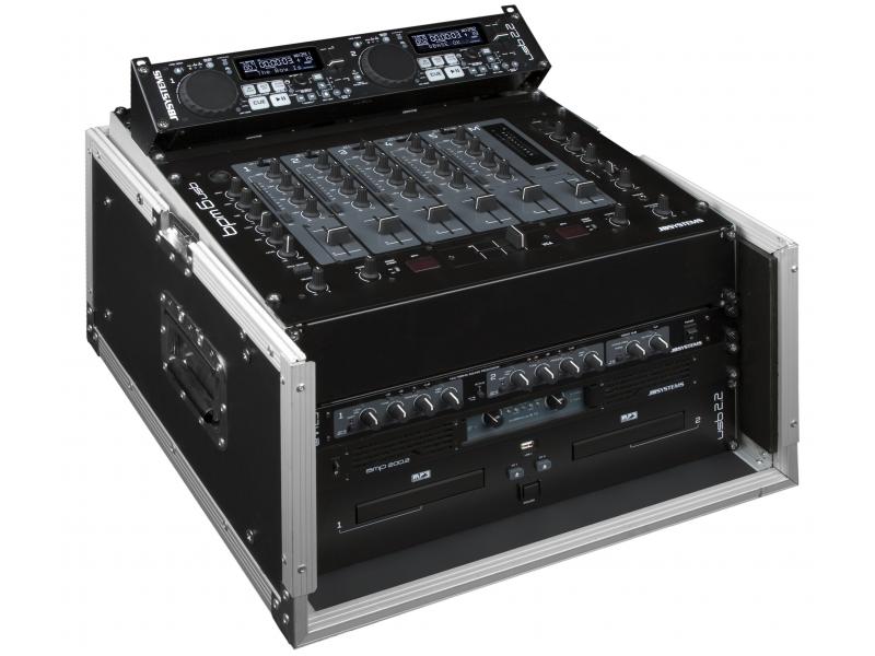 DJ CASE 10/6U JV CASE UNIVERSAL 19'' -CASE 6U FRONT+ 10U TOP