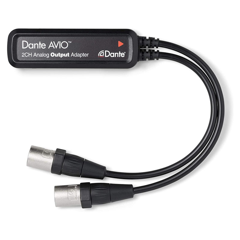 AVIO DANTE ANALOG OUTPUT ADAPTOR 2CH XLR MANNELIJK AUDINATE