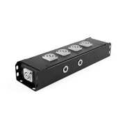 PRO PORT 4 PCON Adam Hall Verdeeldoos Powercon Blauw - 5x Grijs