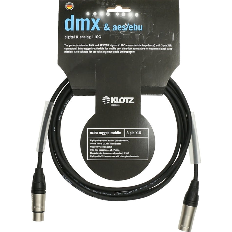 DMX/AES CABLE KLOTZ Digitale Kabel 3-polig (20m)