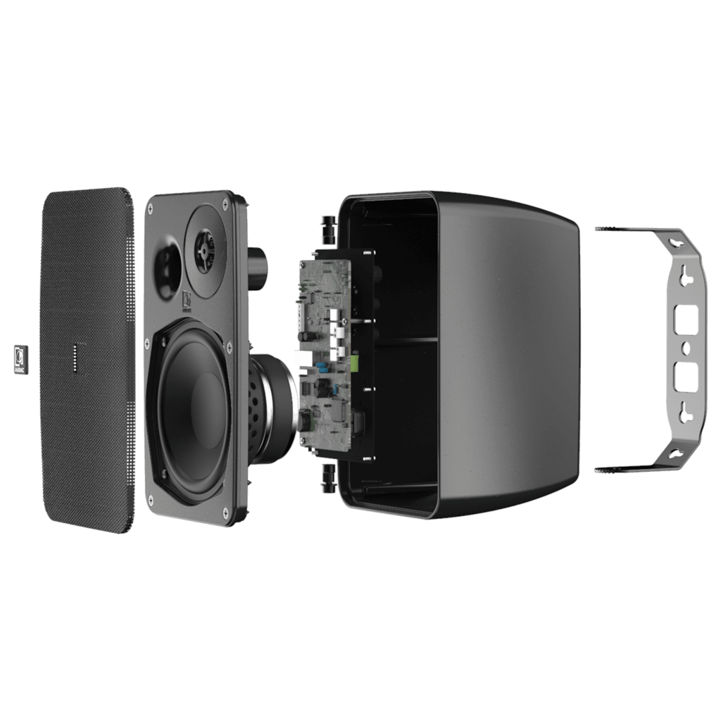 ARES5A/W Actieve Stereo luidspreker set Audac