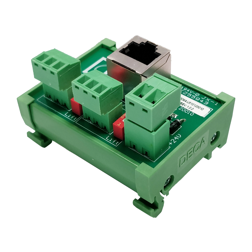 ARJ12P AUDAC JUNCTION BOX RJ45 TO 2X3 TERMINAL BLOCK