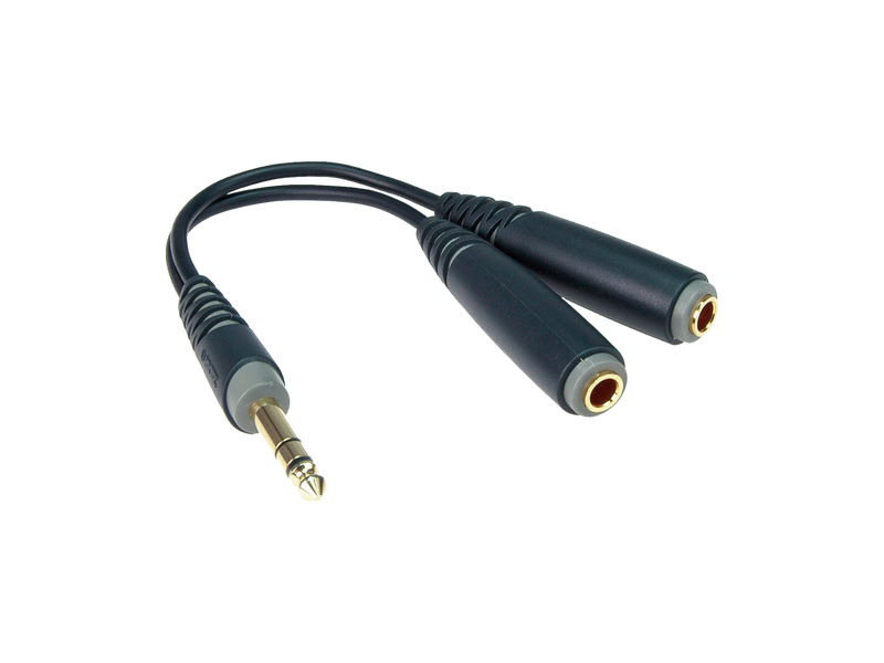 AYB-1 Klotz - Y-adapter Stereo Jack 6.3mm - 2 x Stereo Jack 6.3mm (20cm)