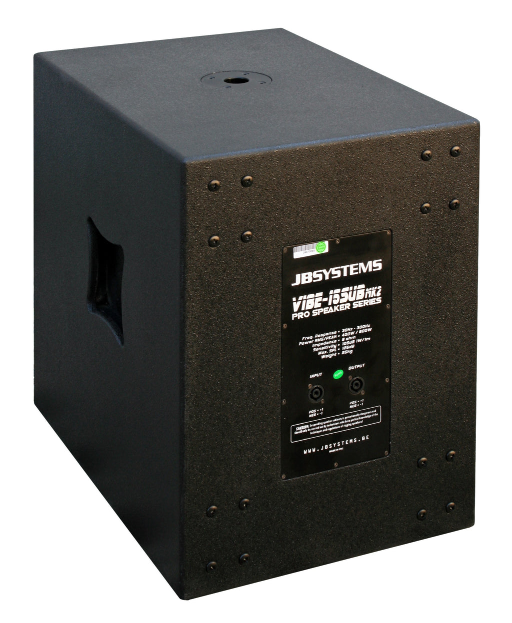 VIBE 15-SUB MK2 JB SYSTEMS PRO SUB 400W RMS 8 OHM /STUK