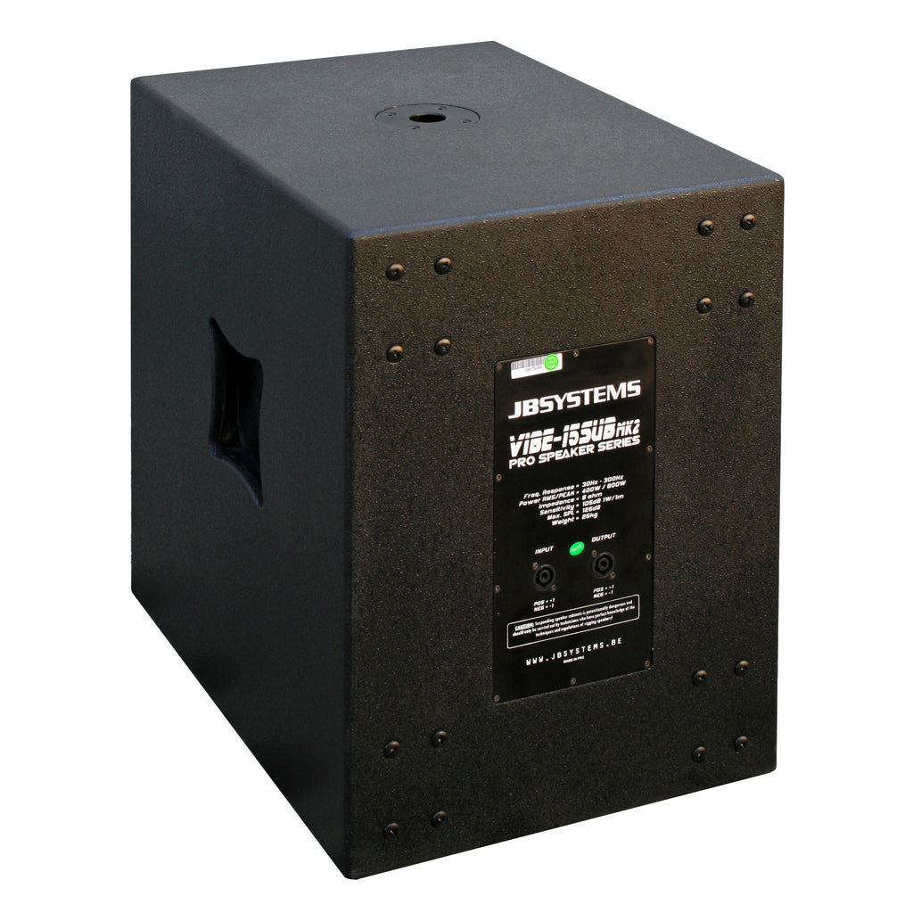 VIBE 15-SUB MK2 JB SYSTEMS PRO SUB 400W RMS 8 OHM /STUK