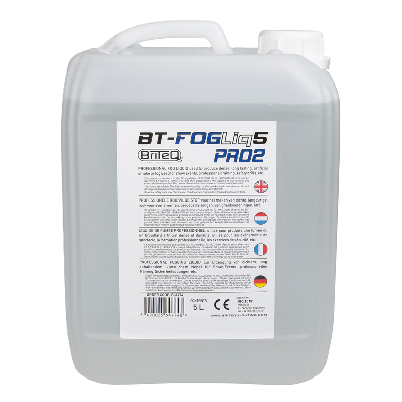 BT-FOGLiq5 PRO2 Briteq Pro Rookvloeistof