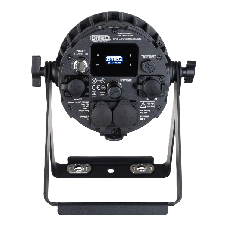 BTI-AKKUBEAMER Briteq 7x 15W RGBL IP65