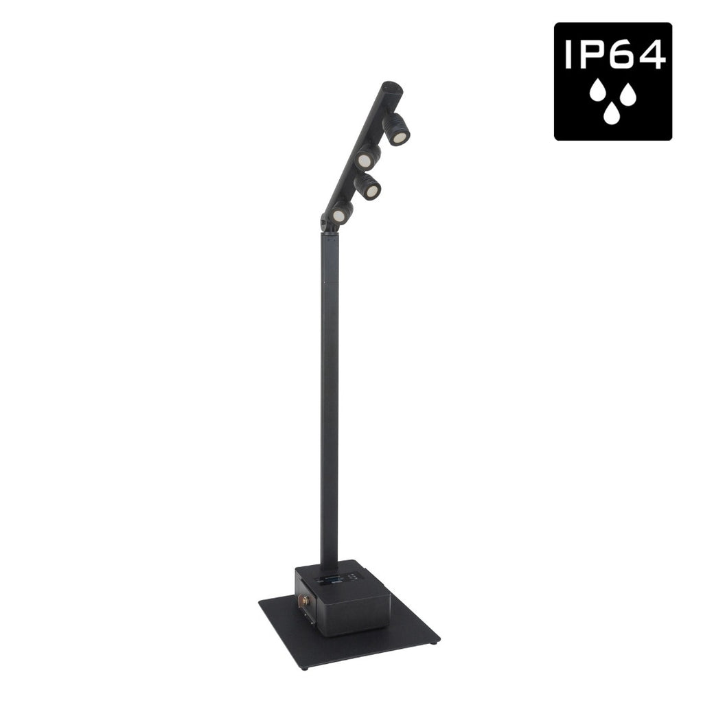 BTI-AkkuPole Briteq Ledverlichtingspaal (Zwart)