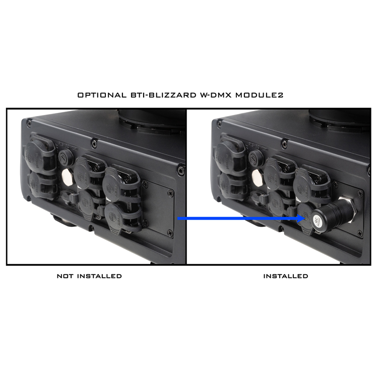 BTI-BLIZZARD BSW1 BRITEQ 350W HYBRID MOVINGHEAD 350W WIT LED