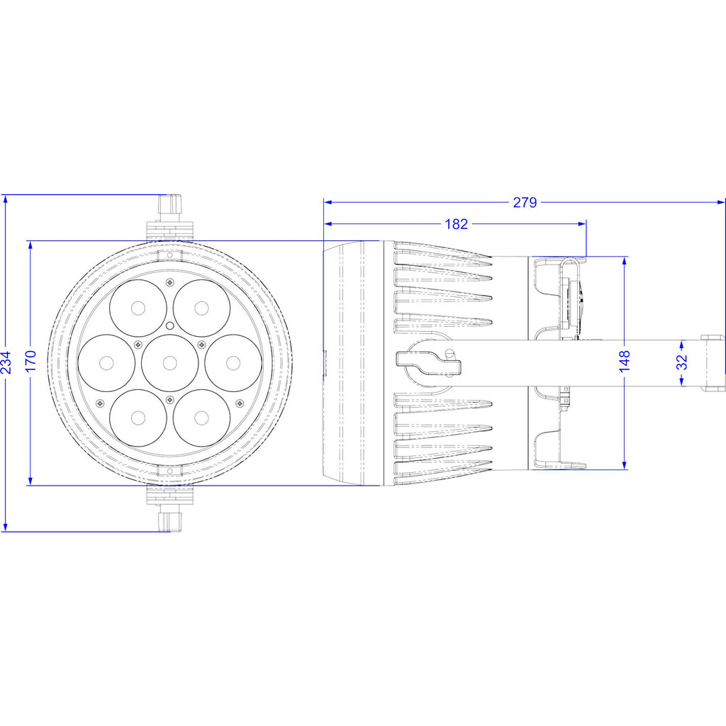 BTI-VERSABEAM Briteq Led Par IP65