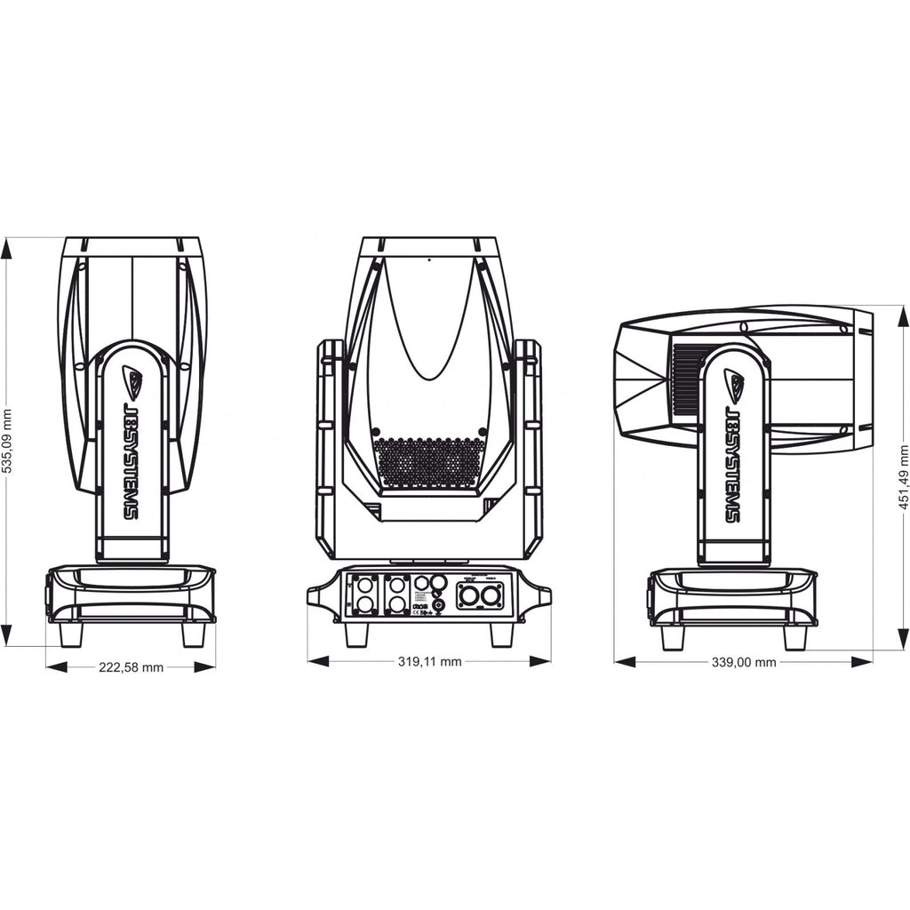 Vanta Beam JB Systems Moving Head IP65
