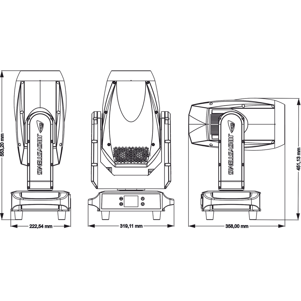 Vanta Spot JB Systems Hybride Moving Head IP65