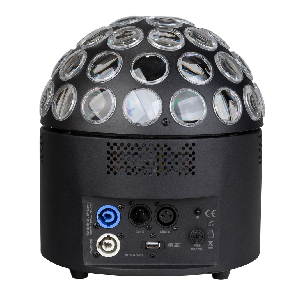 POWERBALL WHITE JB SYSTEMS 200WATT LED SPIEGELBOL EFFECT