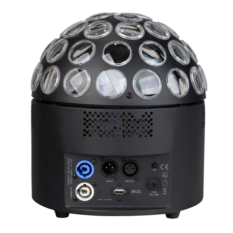 POWERBALL WHITE JB SYSTEMS 200WATT LED SPIEGELBOL EFFECT