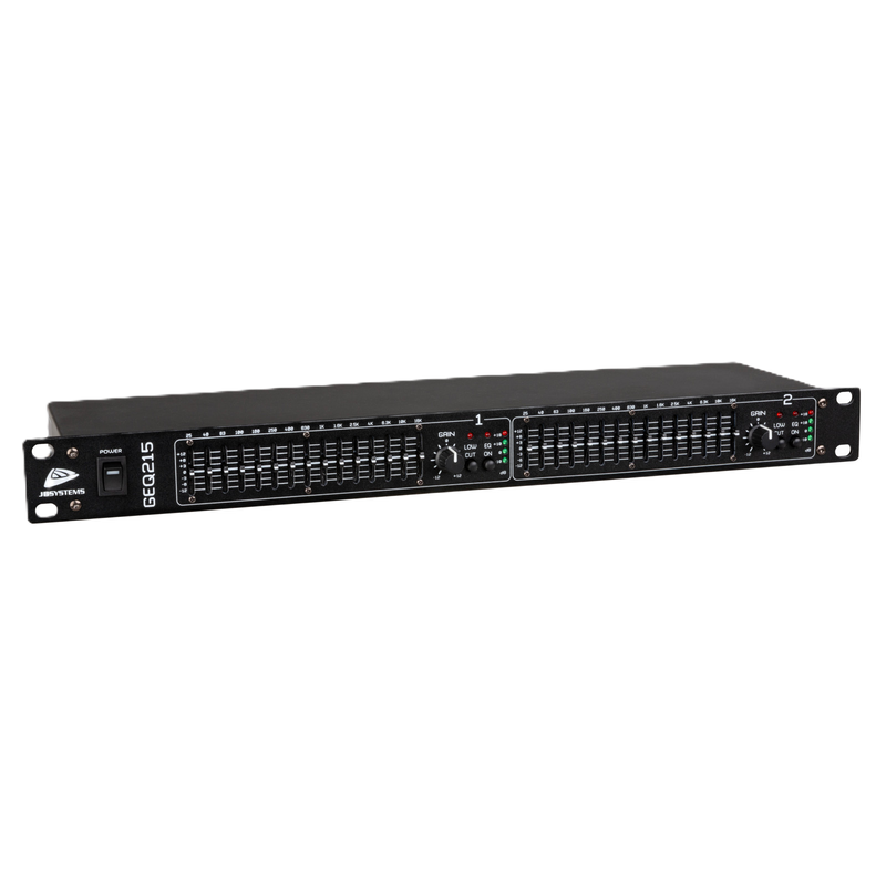 GEQ215 JB-SYSTEMS 2 x 15 BANDS EQUALIZER
