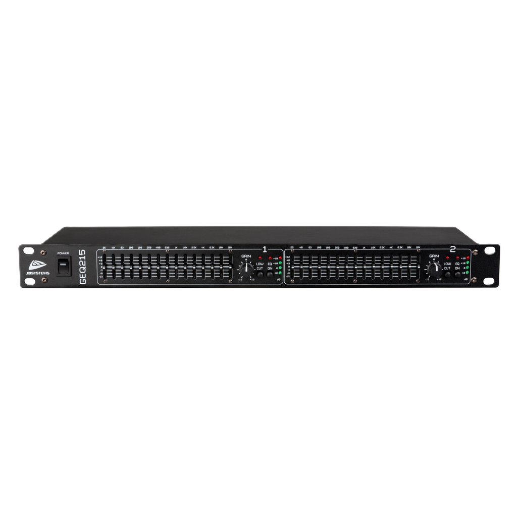 GEQ215 JB-SYSTEMS 2 x 15 BANDS EQUALIZER