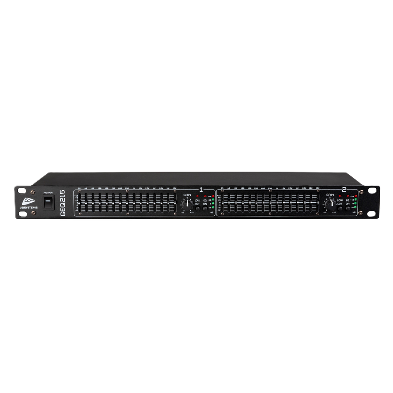GEQ215 JB-SYSTEMS 2 x 15 BANDS EQUALIZER