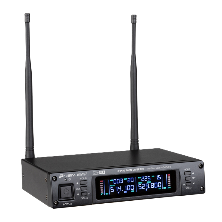 Pack-HF-Pro-Twin/Mic JB Systems Draadloze Microfoonset