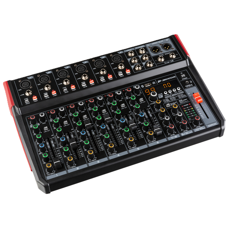LIVE-10 JB Systems 8-channel PA mixer