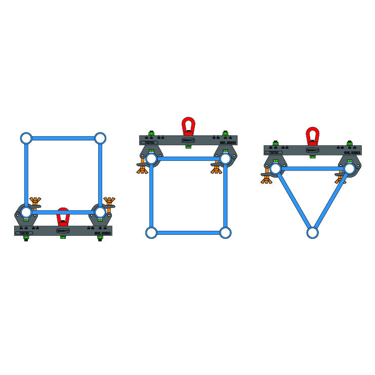 TRUSS ADAPTOR SOLID 500KG SWL BLACK DOUGTY