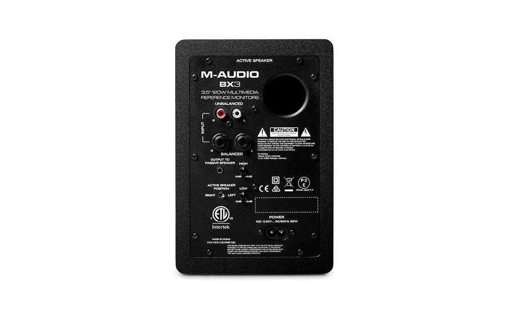 BX3 M-Audio Actieve Studiomonitorset