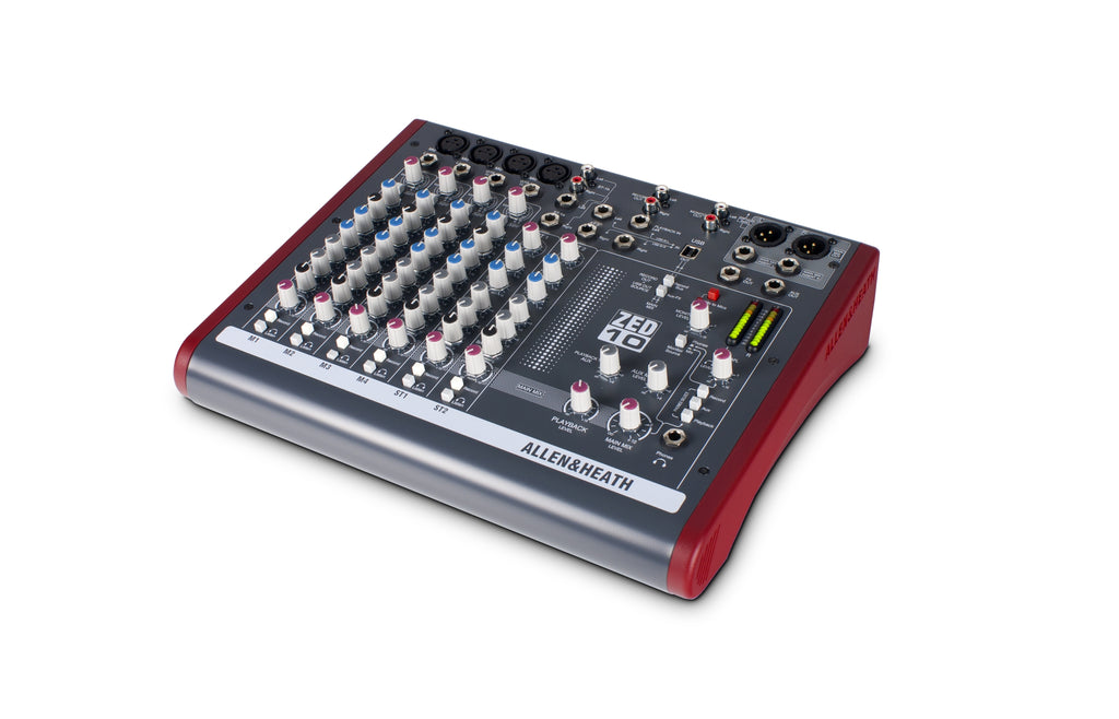 ZED-10 ALLEN &amp; HEATH 10-kanaals analoge USB mengtafel
