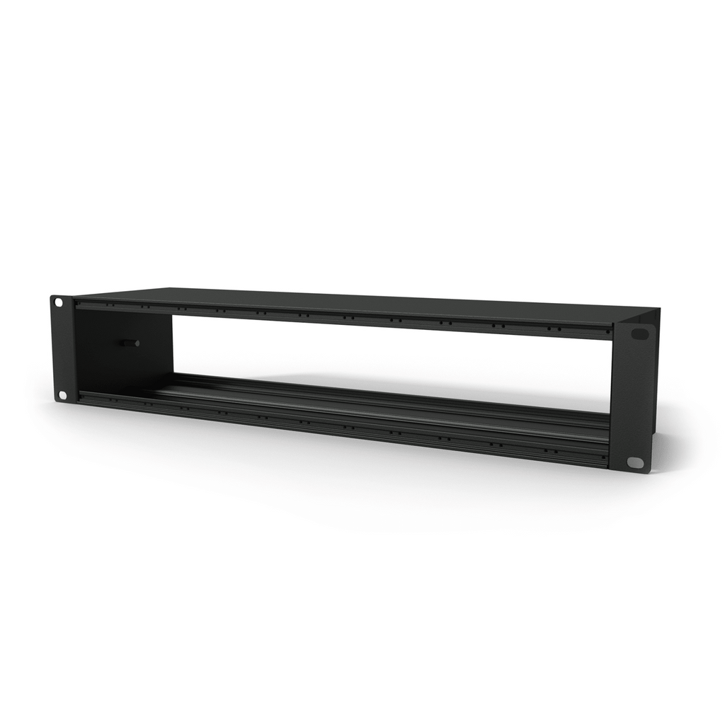 CASY001/B Caymon 19” 2U-chassis voor 2 x 12 units 120mm diepte