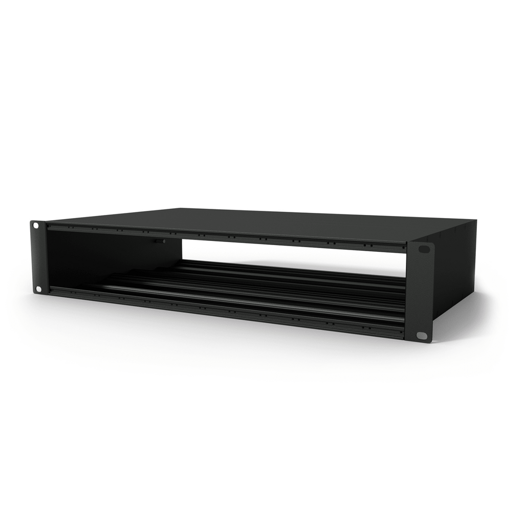 CASY002/B Caymon 19” 2U-chassis  voor 2 x 12 units 270mm Diepte