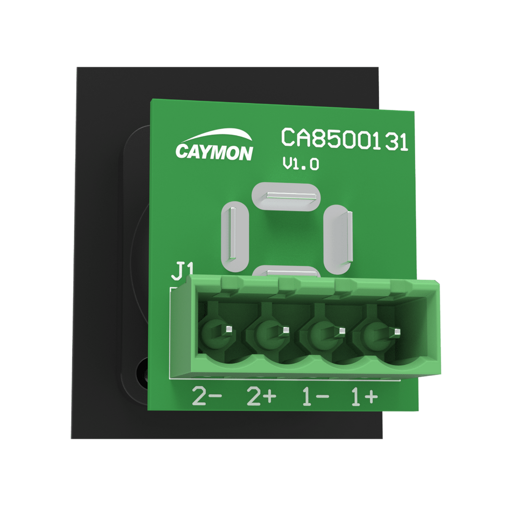 CASY142/B Caymon 1 Unit Afdekplaat met 2x Speakon 4p naar Terminalblok