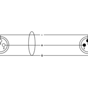CCM 0.5 FM Cordial XLR Microfoonkabel (0.5m)