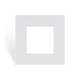 CF45SH/W PROCAB SINGLE COVER FRAME WHITE /HOOK FIXATION