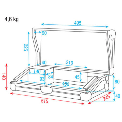 Showtec Case for Scanmaster Series